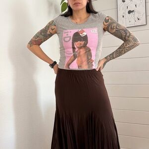 Fiorucci X Naomi Campbell cap sleeve tee
